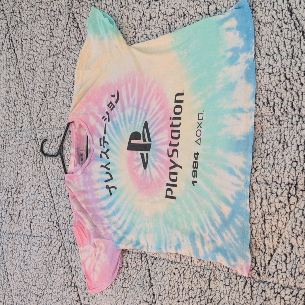 Sony | Vintage PlayStation Tie-Dye T-Shirt 90s - Picture 8 of 11